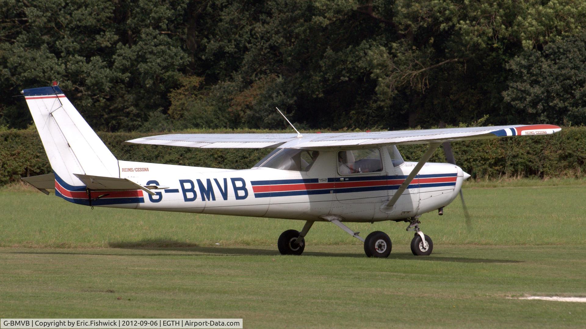 G-BMVB, 1987 Reims F152 C/N 1974, 2. G-BMVB at Shuttleworth (Old Warden) Aerodrome.