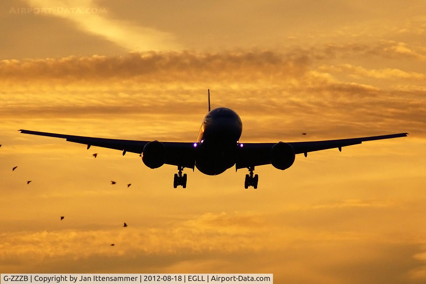 G-ZZZB, 1995 Boeing 777-236 C/N 27106, G-ZZZB @ EGLL