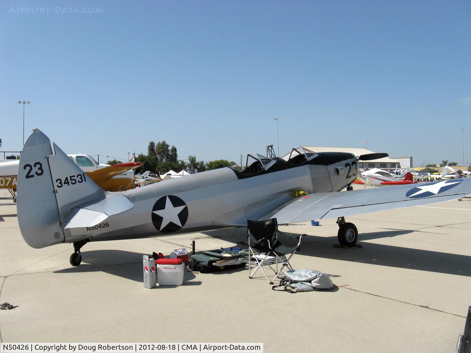 N50426, 1943 Fairchild M-62A-3 Cornell II C/N T43-5197, 1943 Fairchild M-62A as PT-19, Fairchild Ranger 6-440C-5 200 Hp inverted in-line engine