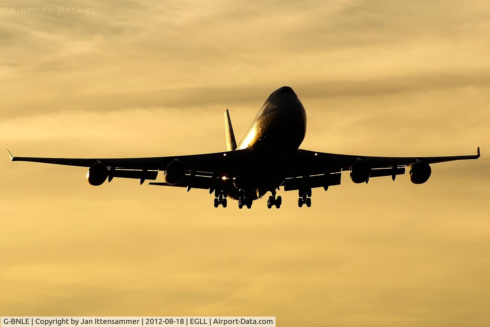 G-BNLE, 1989 Boeing 747-436 C/N 24047, G-BNLE @ EGLL