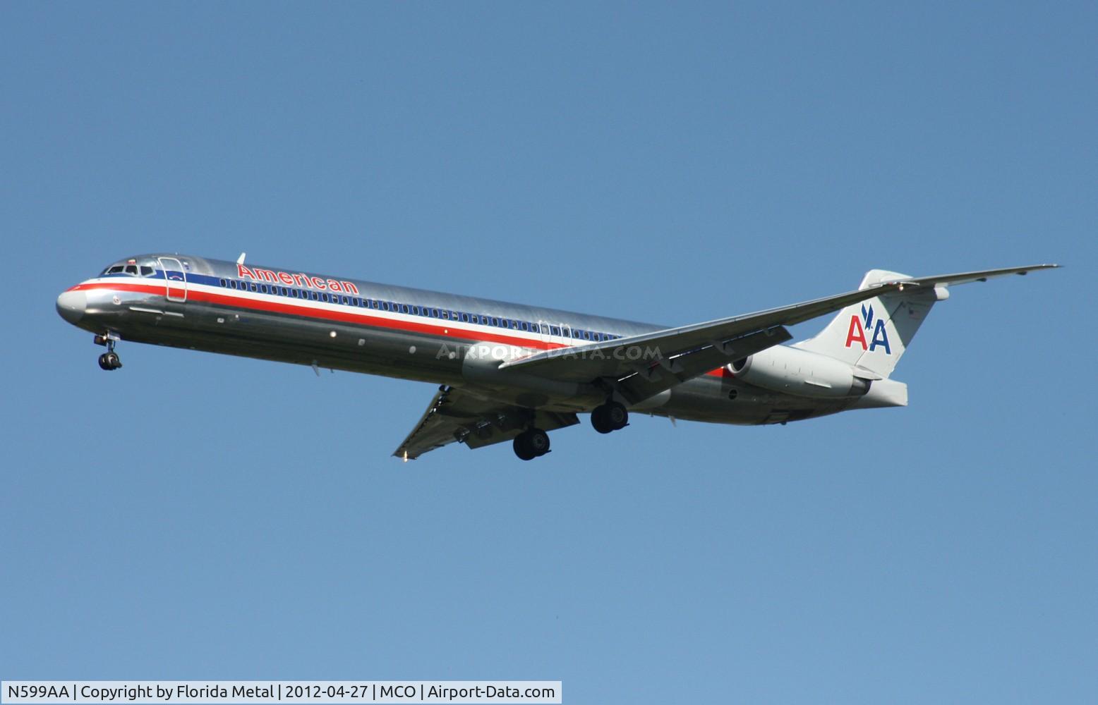 N599AA, 1992 McDonnell Douglas MD-83 (DC-9-83) C/N 53289, American MD-83
