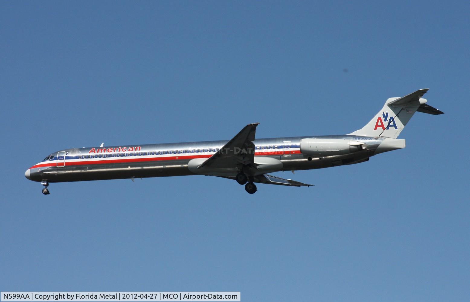 N599AA, 1992 McDonnell Douglas MD-83 (DC-9-83) C/N 53289, American MD-83