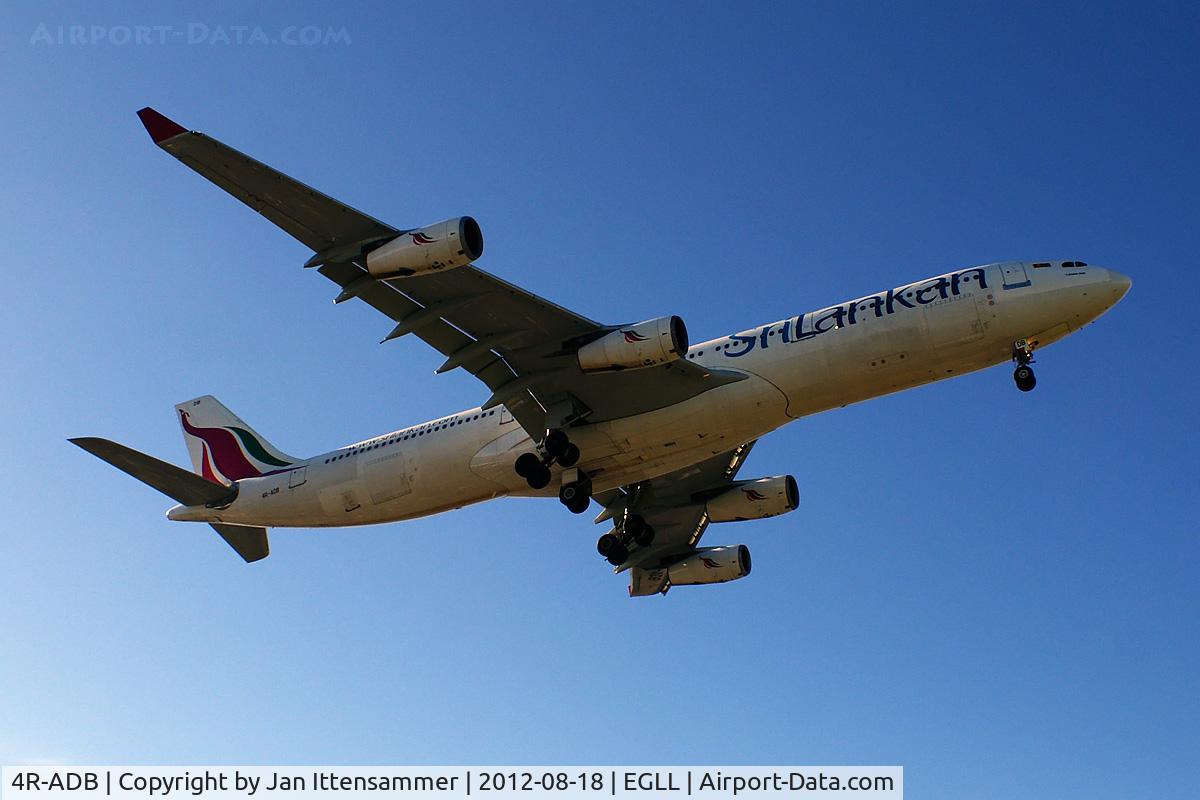 4R-ADB, 1994 Airbus A340-311 C/N 033, 4R-ADB @ EGLL