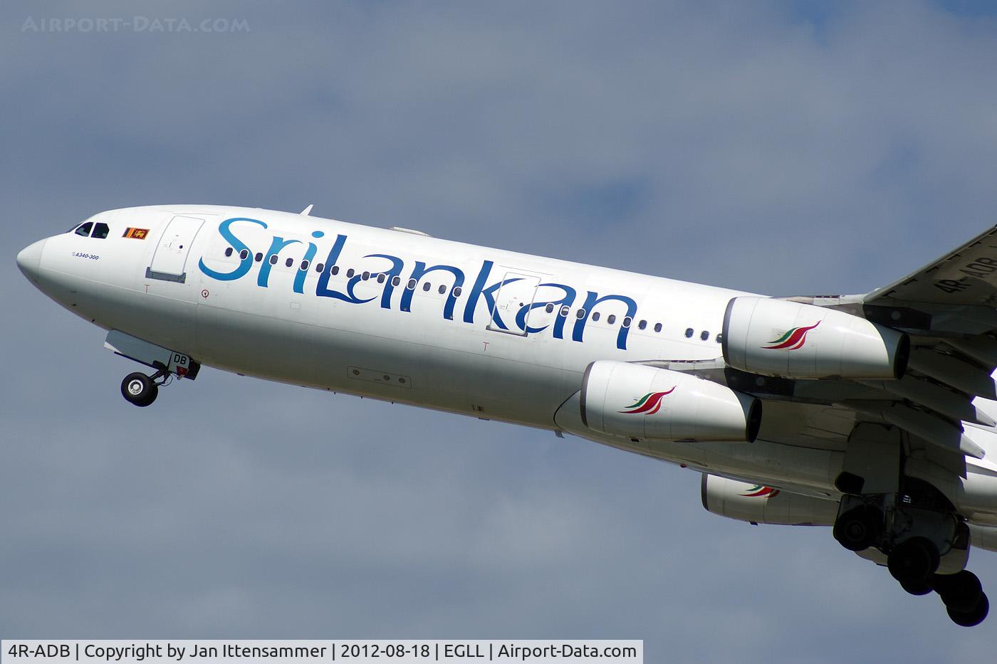 4R-ADB, 1994 Airbus A340-311 C/N 033, 4r-adb @ egll