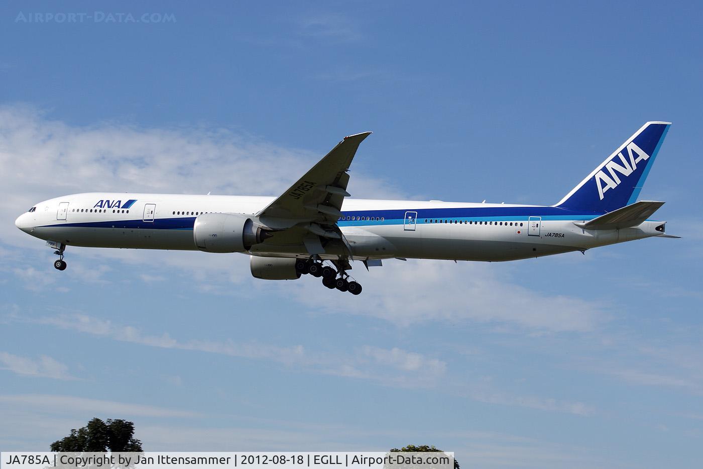 JA785A, 2010 Boeing 777-381/ER C/N 37951, JA785A @ egll