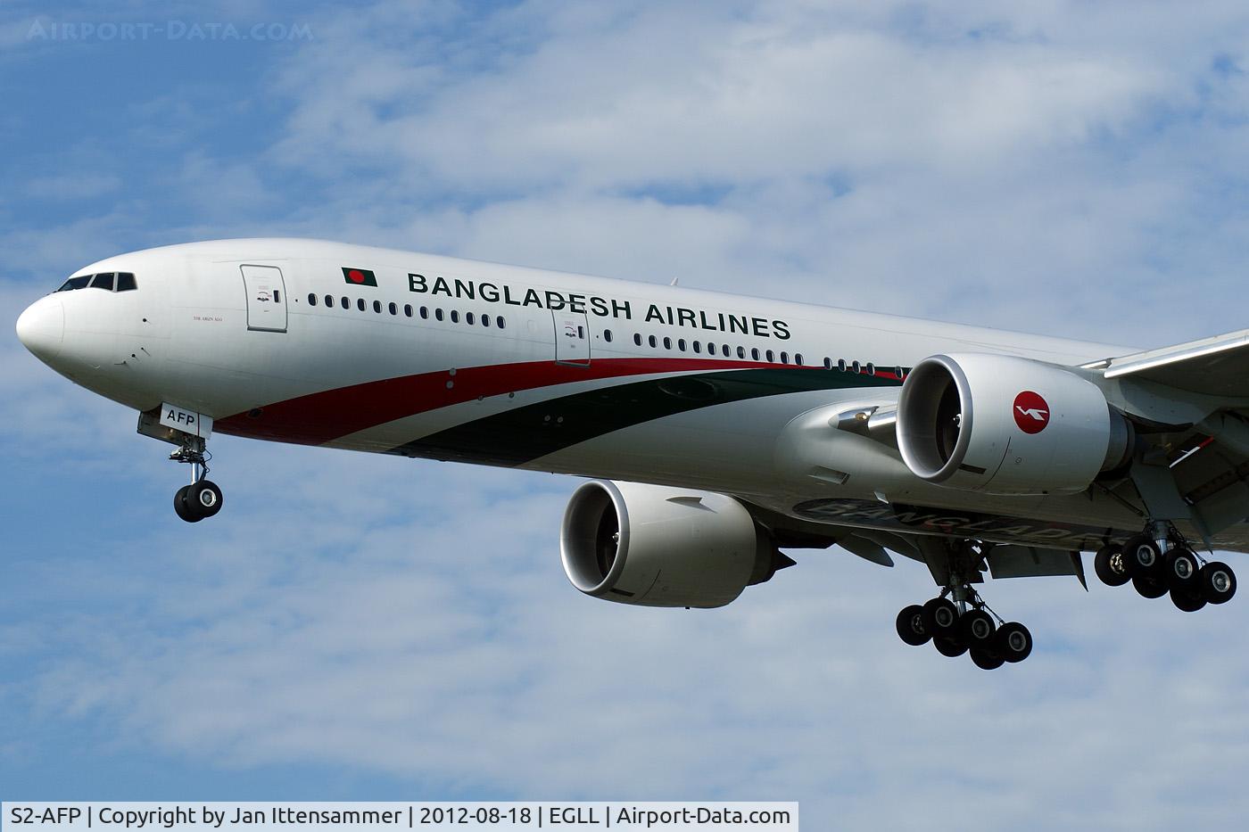 S2-AFP, 2011 Boeing 777-3E9/ER C/N 40123, S2-AFP Q EGLL