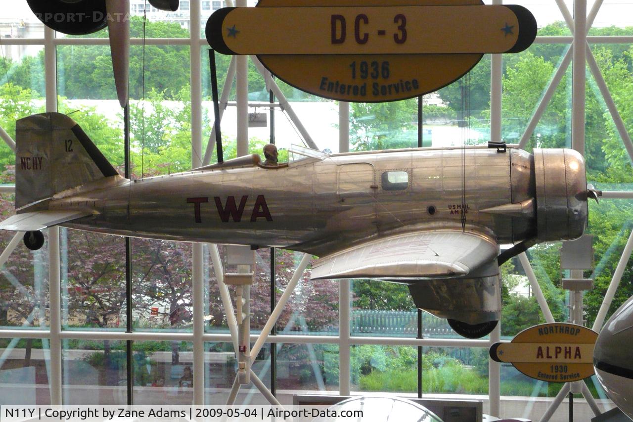 N11Y, 1930 Northrop 4A Alpha C/N 3, National Air and Space Museum - Photo by Hunter Adams