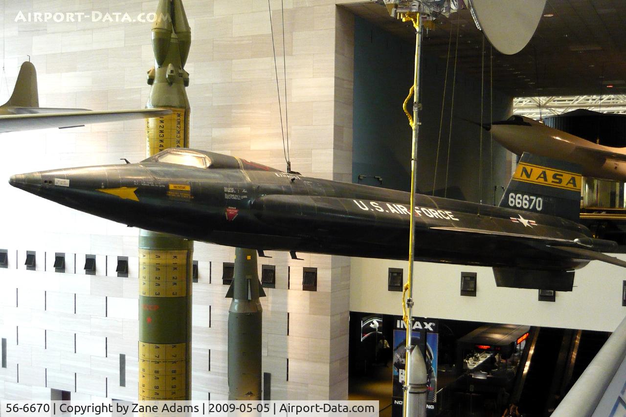 56-6670, 1956 North American X-15A C/N 240-1, National Air and Space Museum - Photo by Hunter Adams