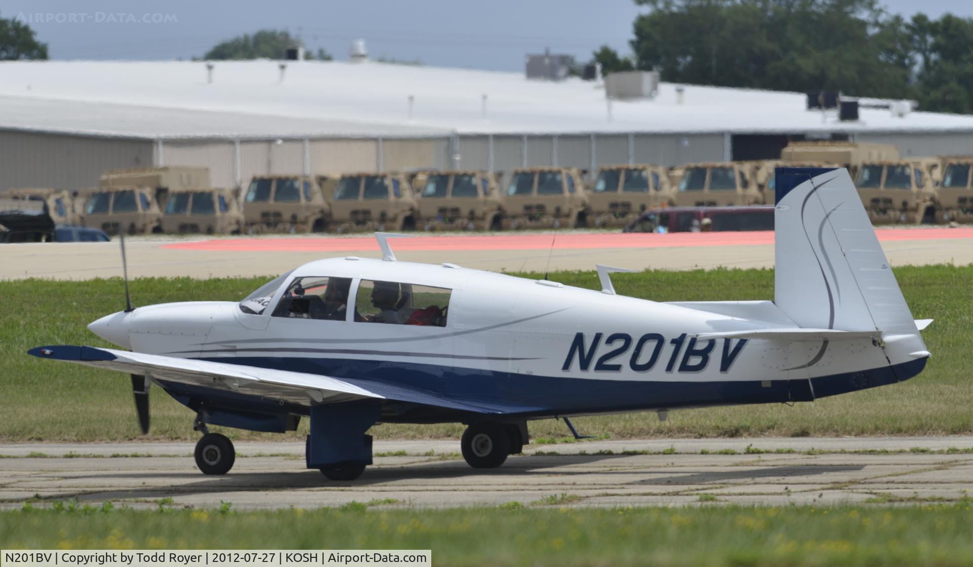 N201BV, 1978 Mooney M20J 201 C/N 24-0434, Airventure 2012