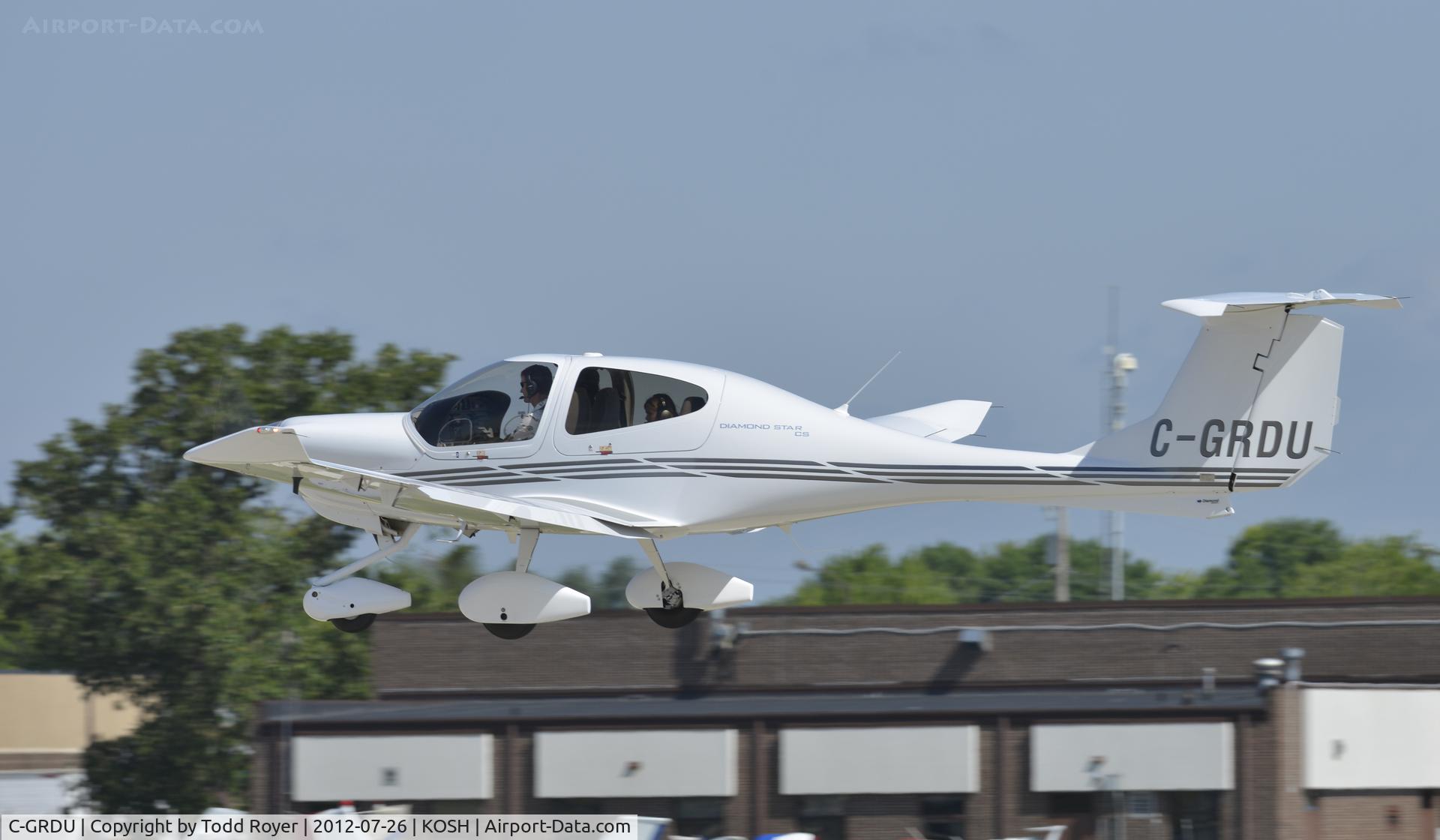 C-GRDU, 2007 Diamond DA-40 Diamond Star C/N 40.843, Airventure 2012