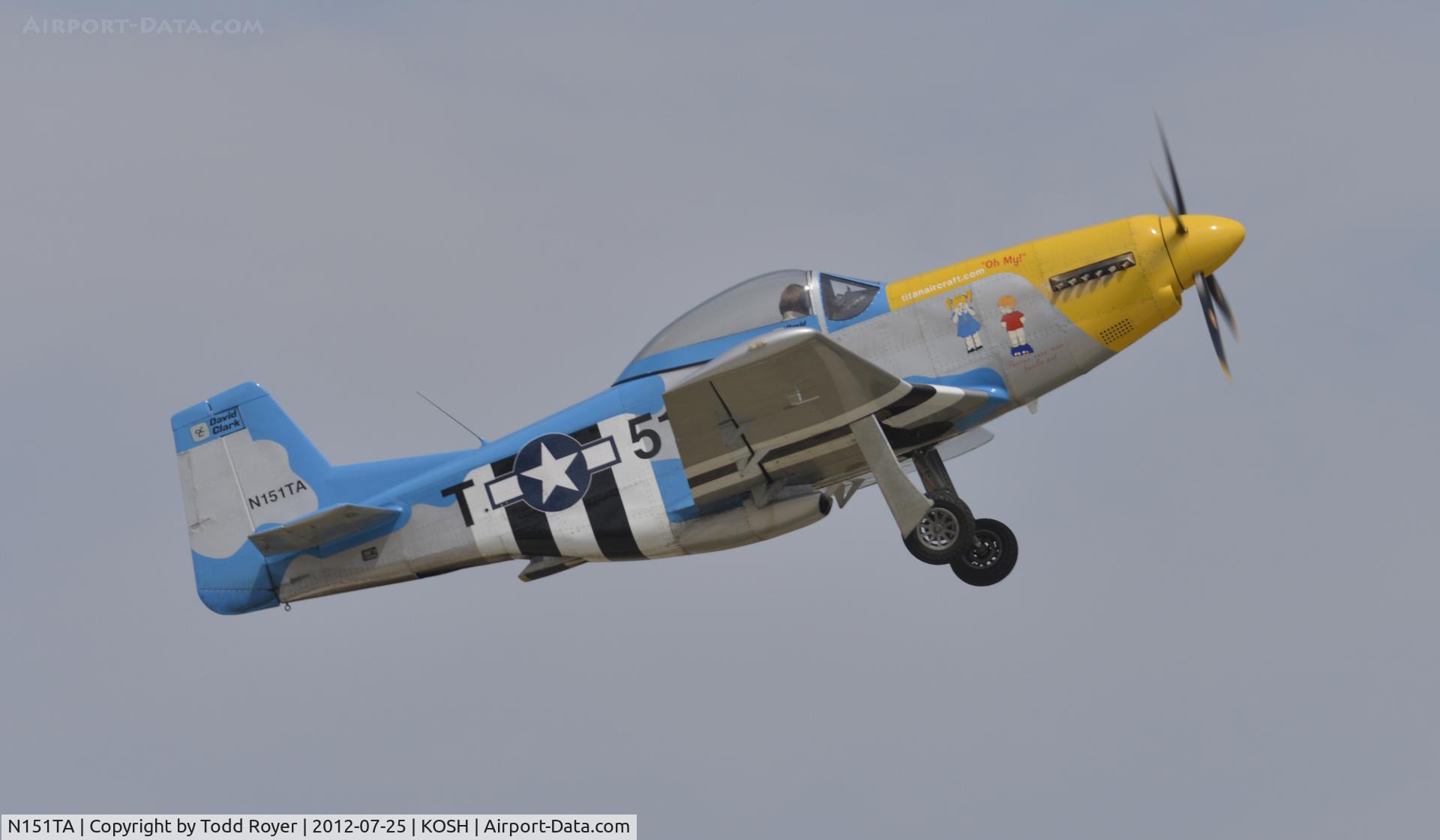 N151TA, Titan T-51 Mustang C/N M04SV6SOHK0027, Airventure 2012