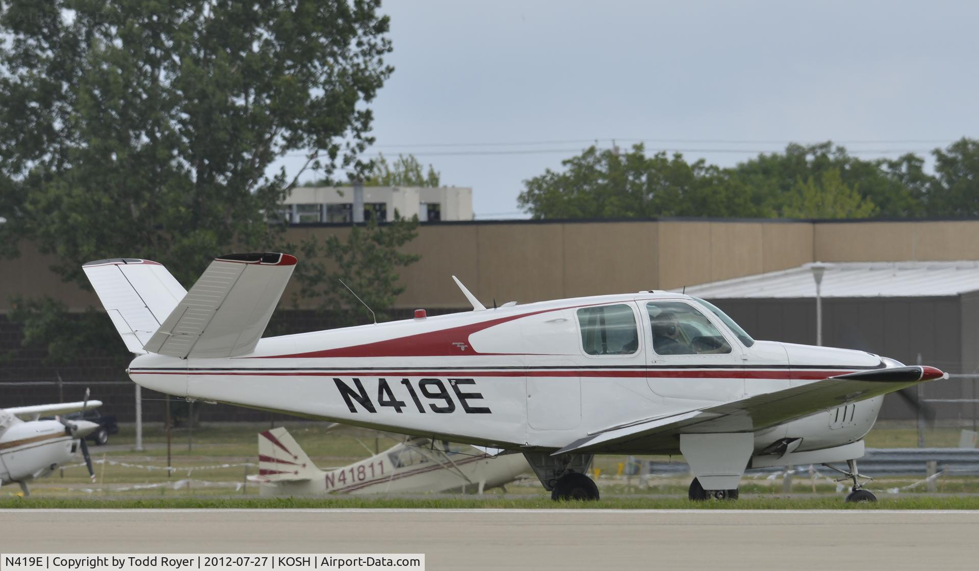 N419E, 1948 Beech 35 Bonanza C/N D-1425, Airventure 2012