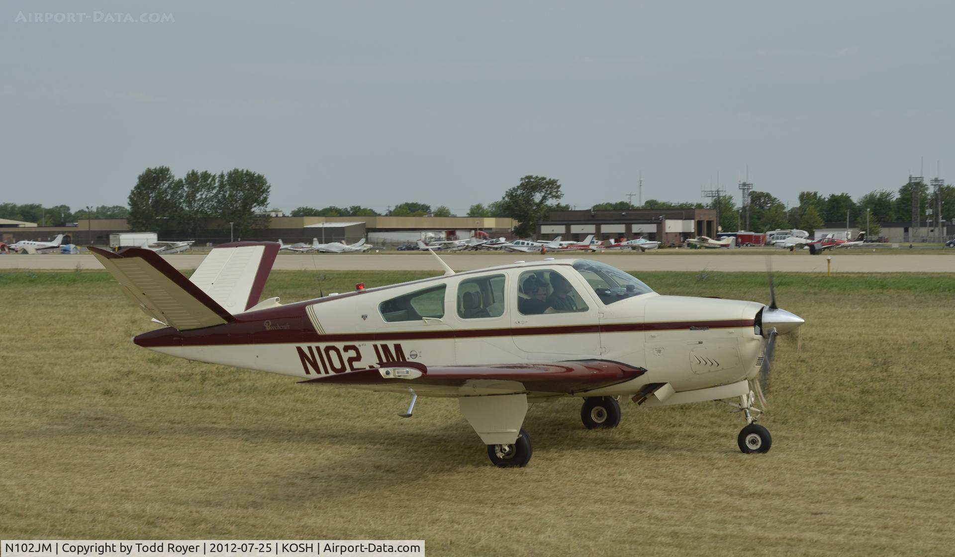 N102JM, 1979 Beech V35B Bonanza C/N D-10216, Airventure 2012