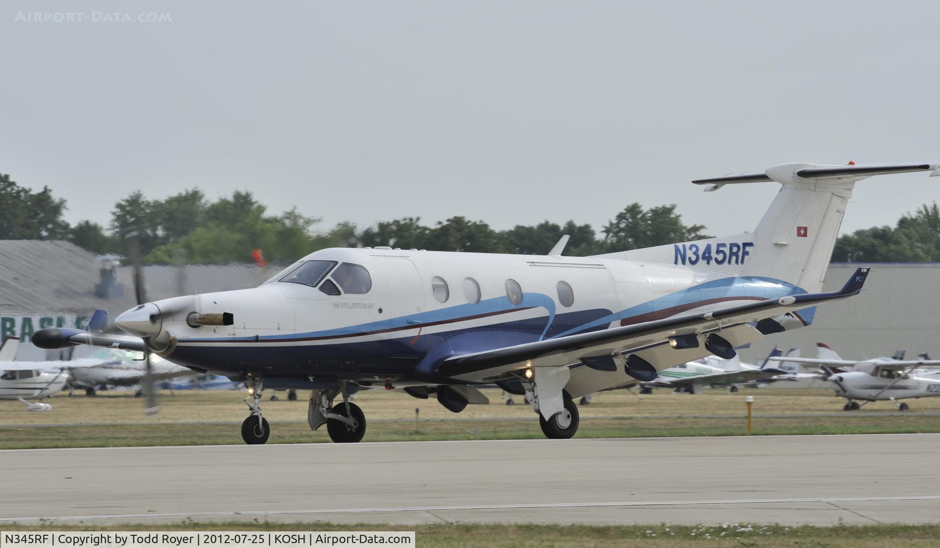N345RF, 2000 Pilatus PC-12/45 C/N 345, Airventure 2012