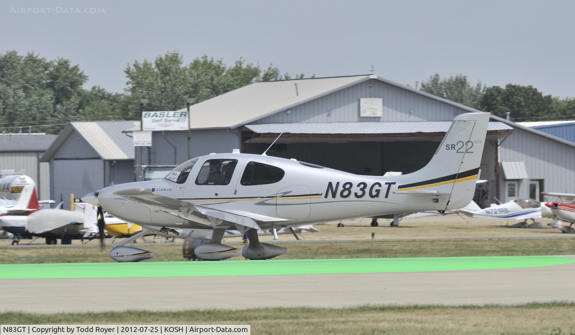 N83GT, Cirrus SR22 GTS C/N 3824, Airventure 2012