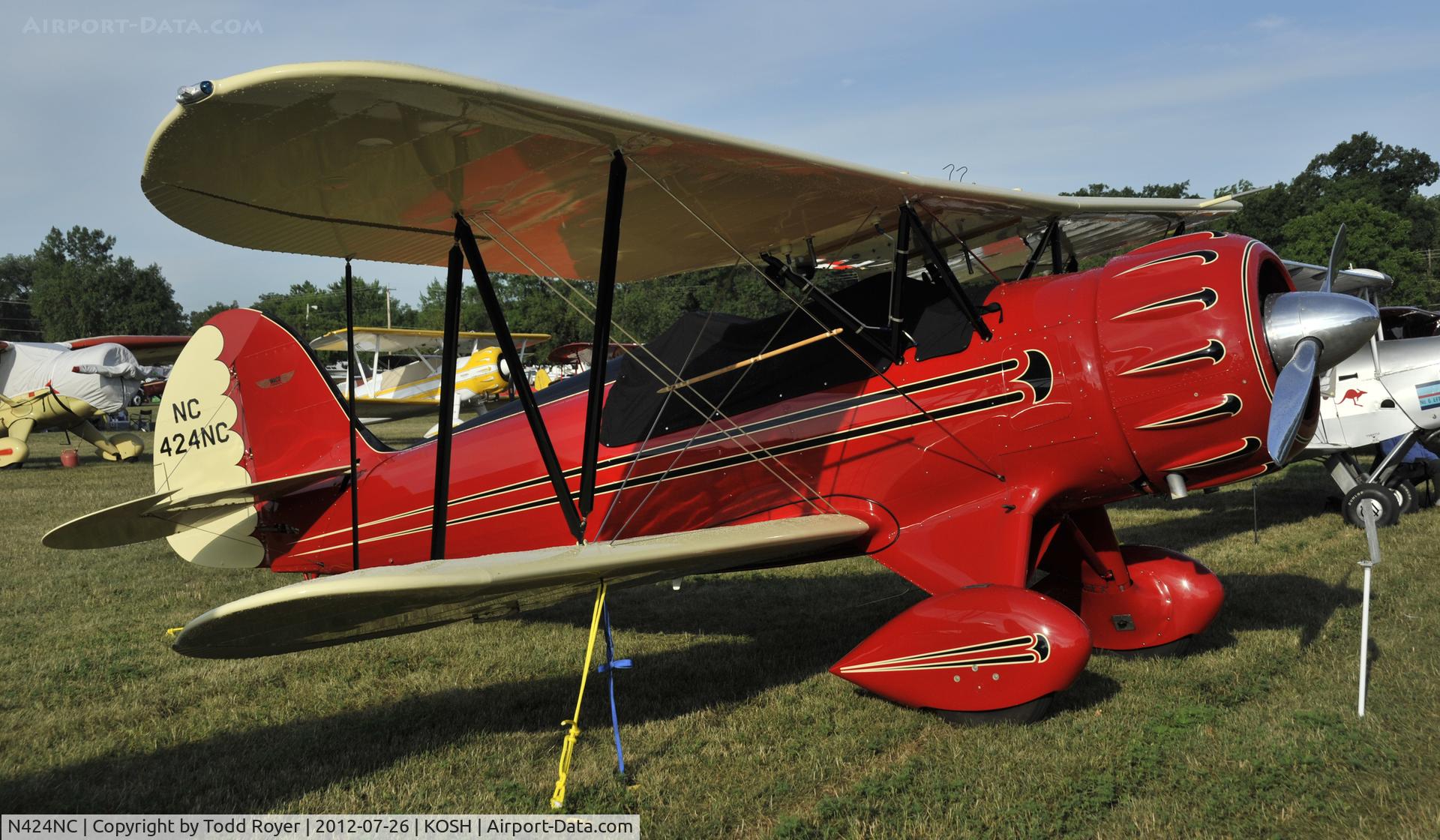N424NC, 2007 Waco YMF-F5C C/N F5C114, Airventure 2012
