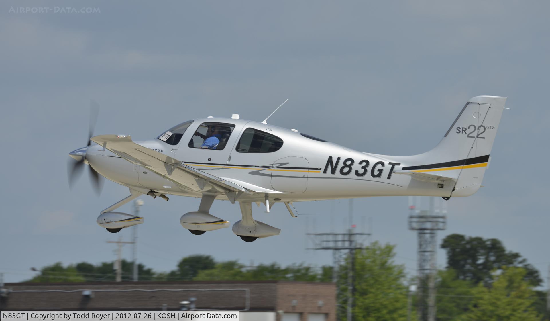 N83GT, Cirrus SR22 GTS C/N 3824, Airventure 2012