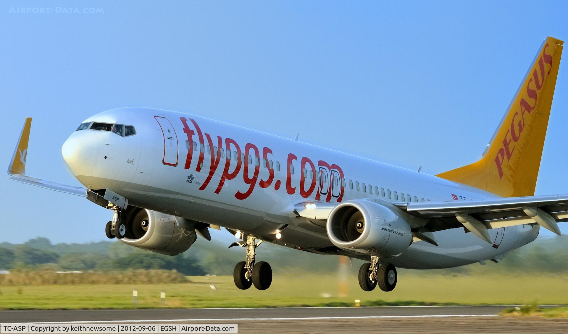 TC-ASP, 2011 Boeing 737-82R C/N 40011, Returning to Turkey !