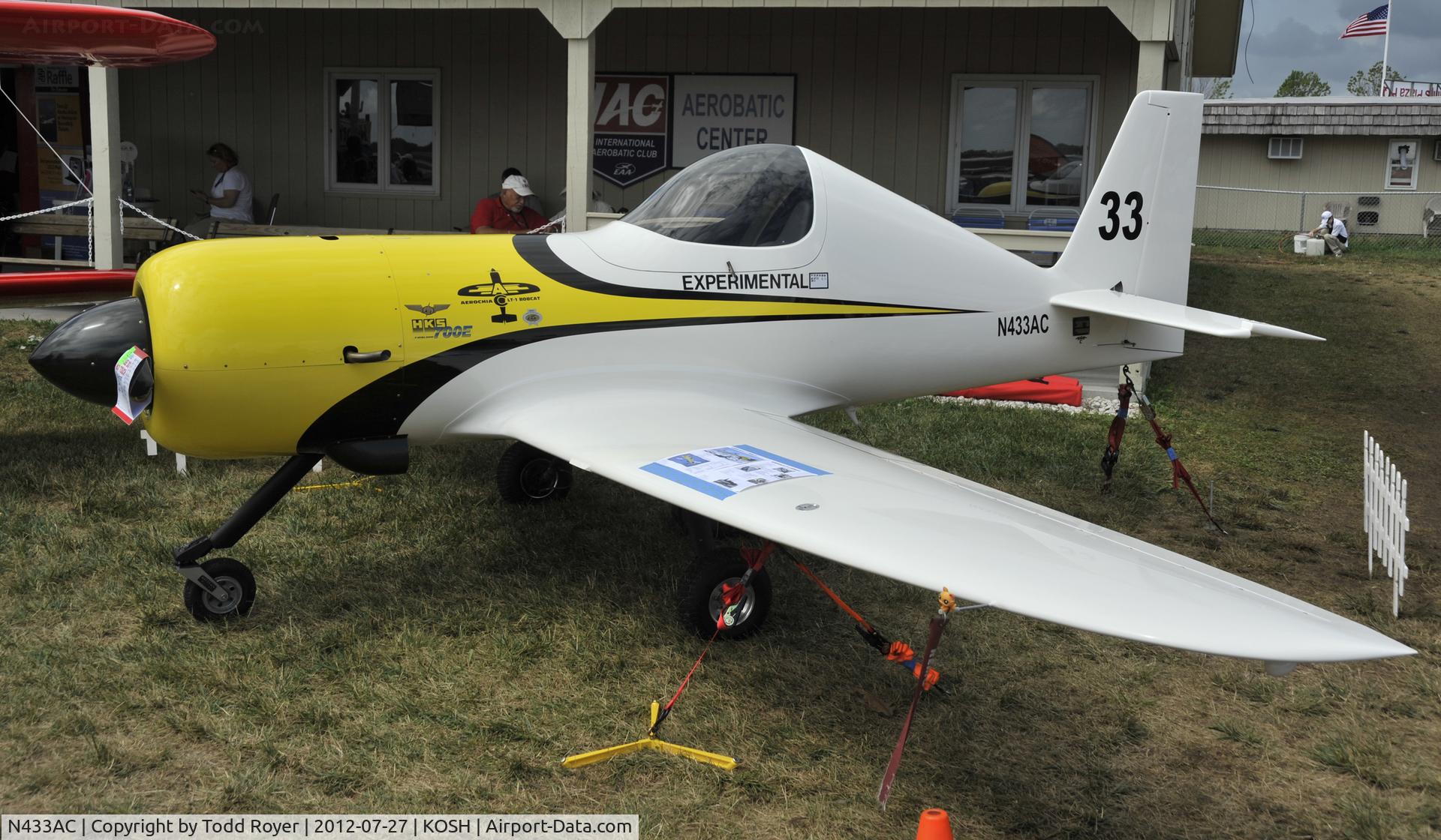 N433AC, Chiavetta Andy LT-1 BOBCAT C/N 001, Airventure 2012