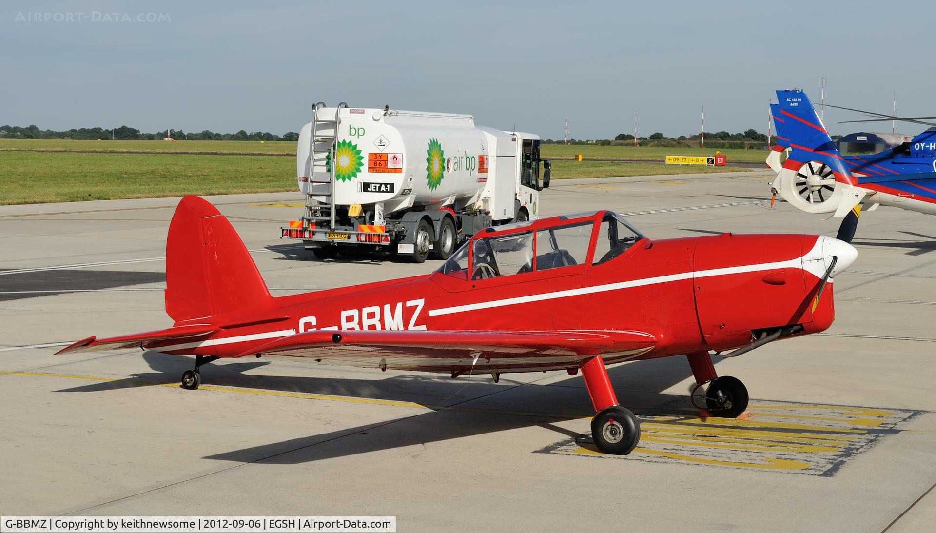 G-BBMZ, 1950 De Havilland DHC-1 Chipmunk T.10 C/N C1/0563, On the busy apron at SaxonAir !!