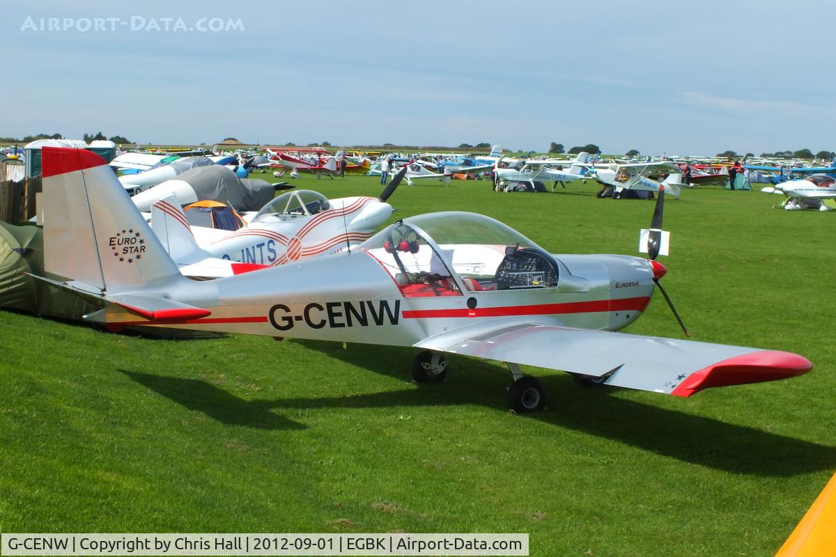 G-CENW, 2007 Aerotechnik EV-97 Eurostar C/N PFA 315-14612, at the LAA Rally 2012, Sywell