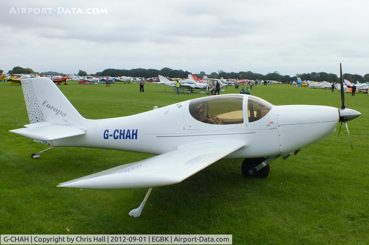G-CHAH, 2005 Europa XS Monowheel C/N PFA 247-12949, at the LAA Rally 2012, Sywell
