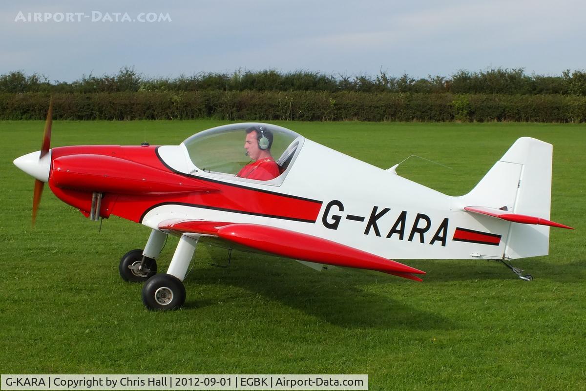 G-KARA, 1986 Brugger MB-2 Colibri C/N PFA 043-10980, at the LAA Rally 2012, Sywell