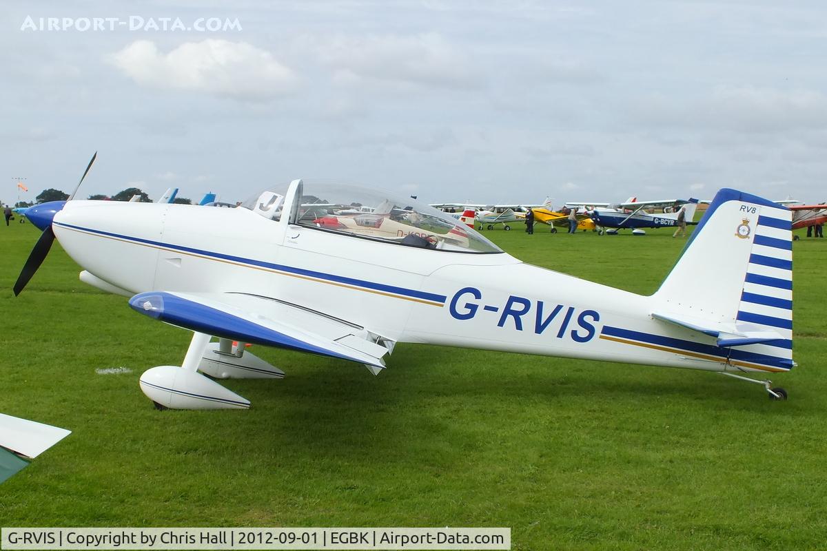 G-RVIS, 2003 Vans RV-8 C/N PFA 303-14031, at the LAA Rally 2012, Sywell