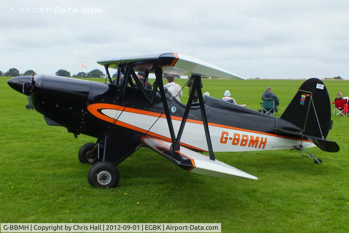 G-BBMH, 1982 EAA Biplane Model P-1 C/N PFA 1348, at the LAA Rally 2012, Sywell