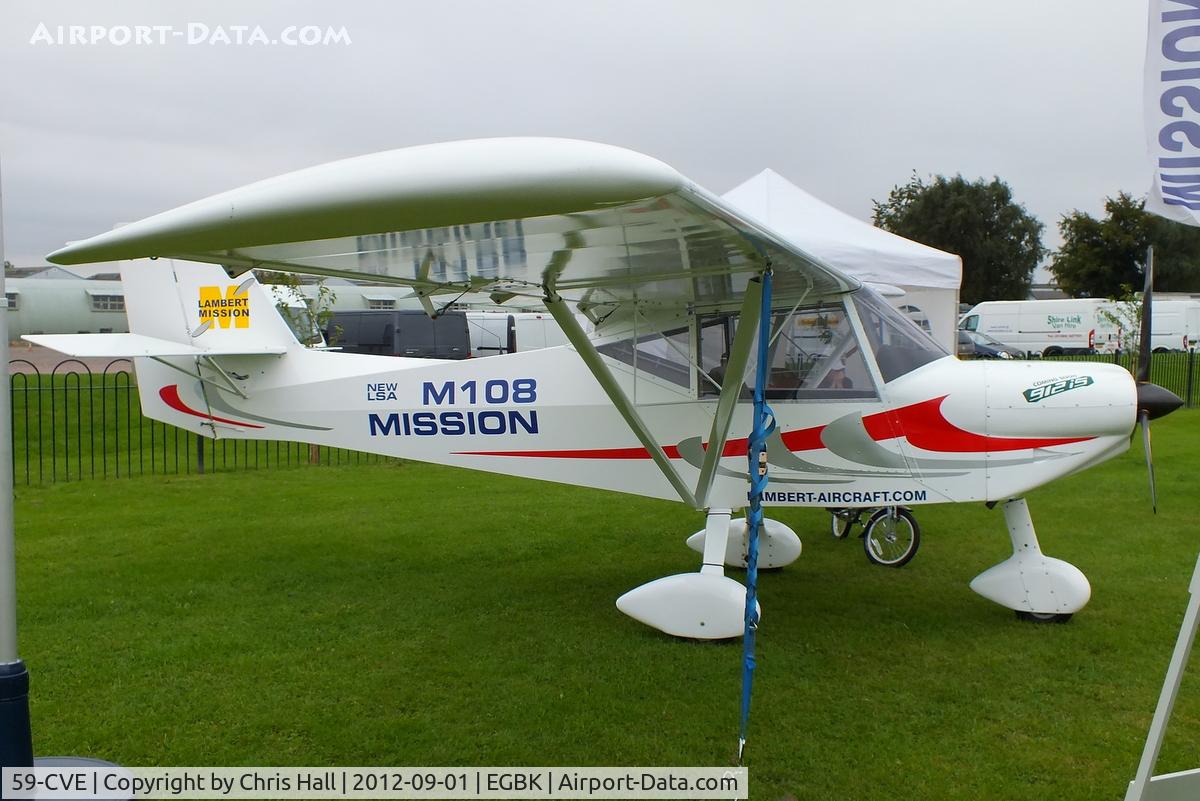 59-CVE, Lambert Mission M108 C/N 002, at the LAA Rally 2012, Sywell