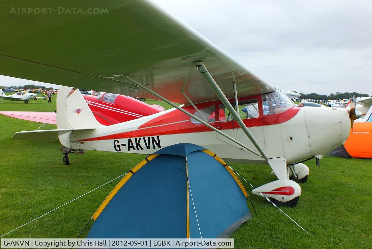 G-AKVN, 1946 Aeronca 11AC Chief Chief C/N 11AC-469, at the LAA Rally 2012, Sywell