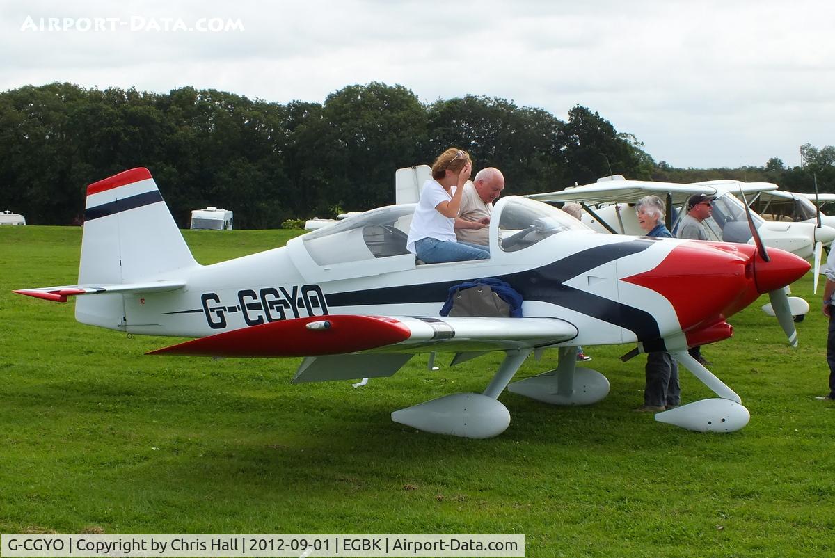 G-CGYO, 2005 Vans RV-6A C/N 24704, at the LAA Rally 2012, Sywell