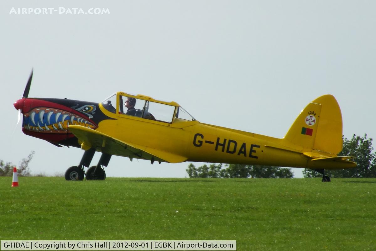 G-HDAE, 1951 De Havilland DHC-1 Chipmunk T.20 C/N C1/0280, at the LAA Rally 2012, Sywell