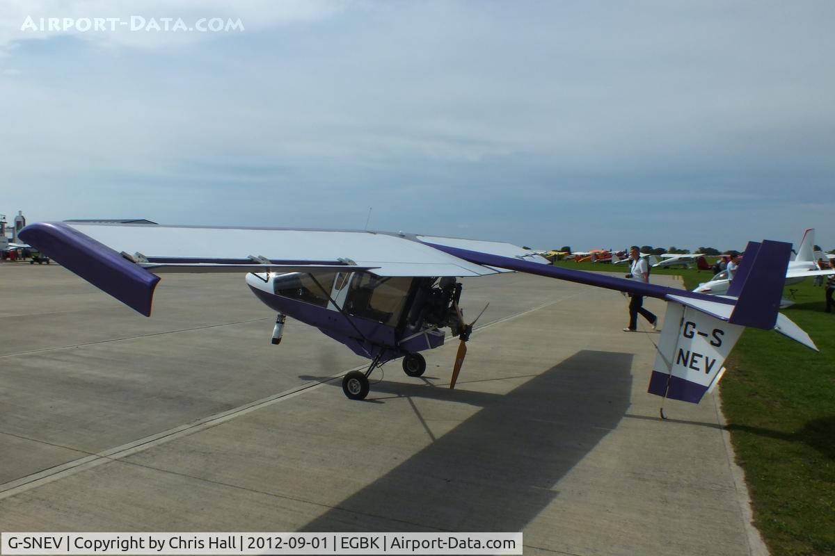 G-SNEV, 1997 CFM Streak Shadow SA C/N PFA 206-13042, at the LAA Rally 2012, Sywell