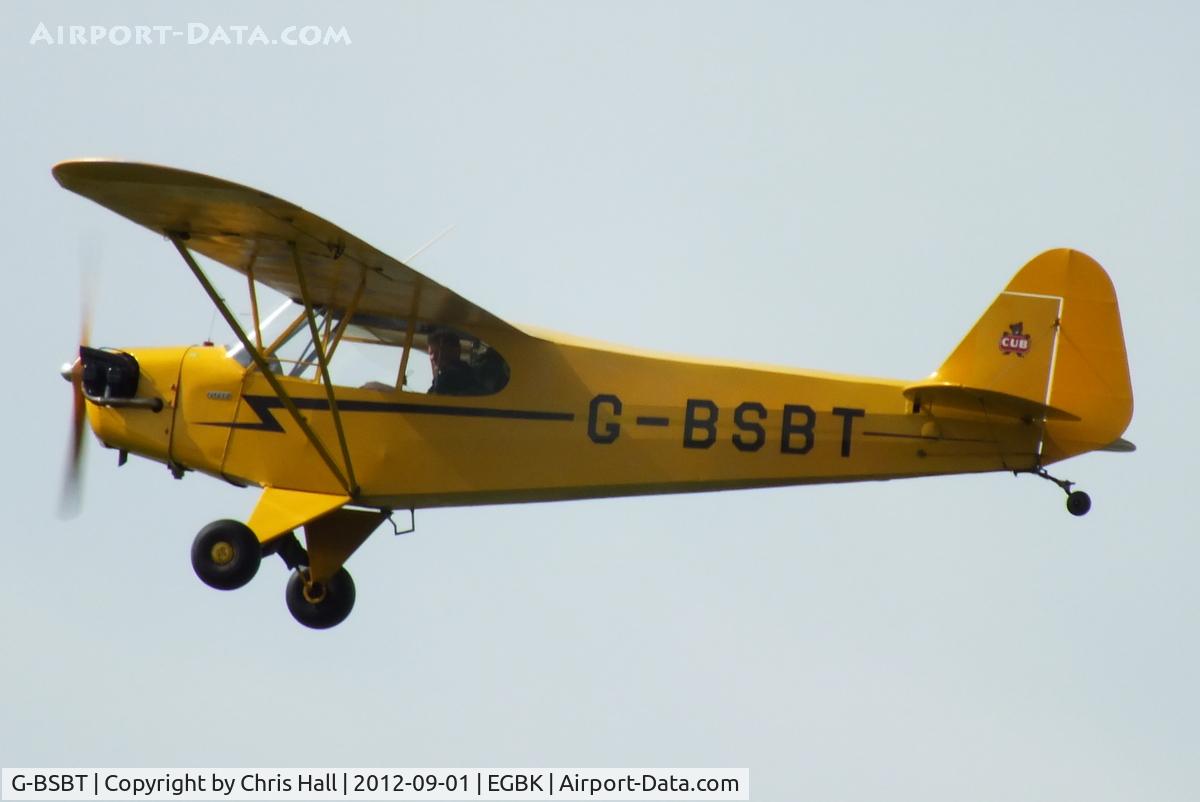 G-BSBT, 1946 Piper J3C-65 Cub Cub C/N 17712, at the LAA Rally 2012, Sywell