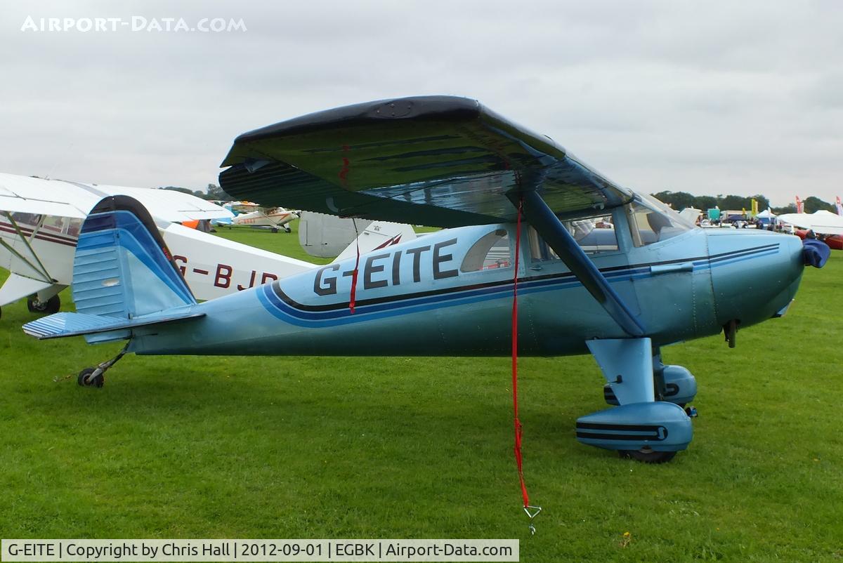 G-EITE, 1946 Luscombe 8F Silvaire C/N 3407, at the LAA Rally 2012, Sywell