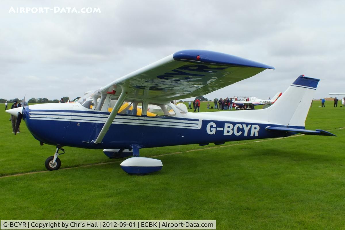 G-BCYR, 1975 Reims F172M Skyhawk Skyhawk C/N 1288, at the LAA Rally 2012, Sywell