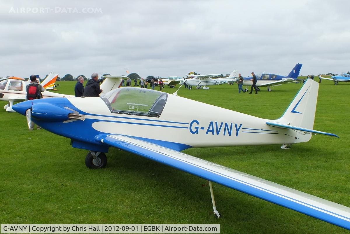 G-AVNY, 1967 Sportavia-Putzer Fournier RF-4D C/N 4029, at the LAA Rally 2012, Sywell