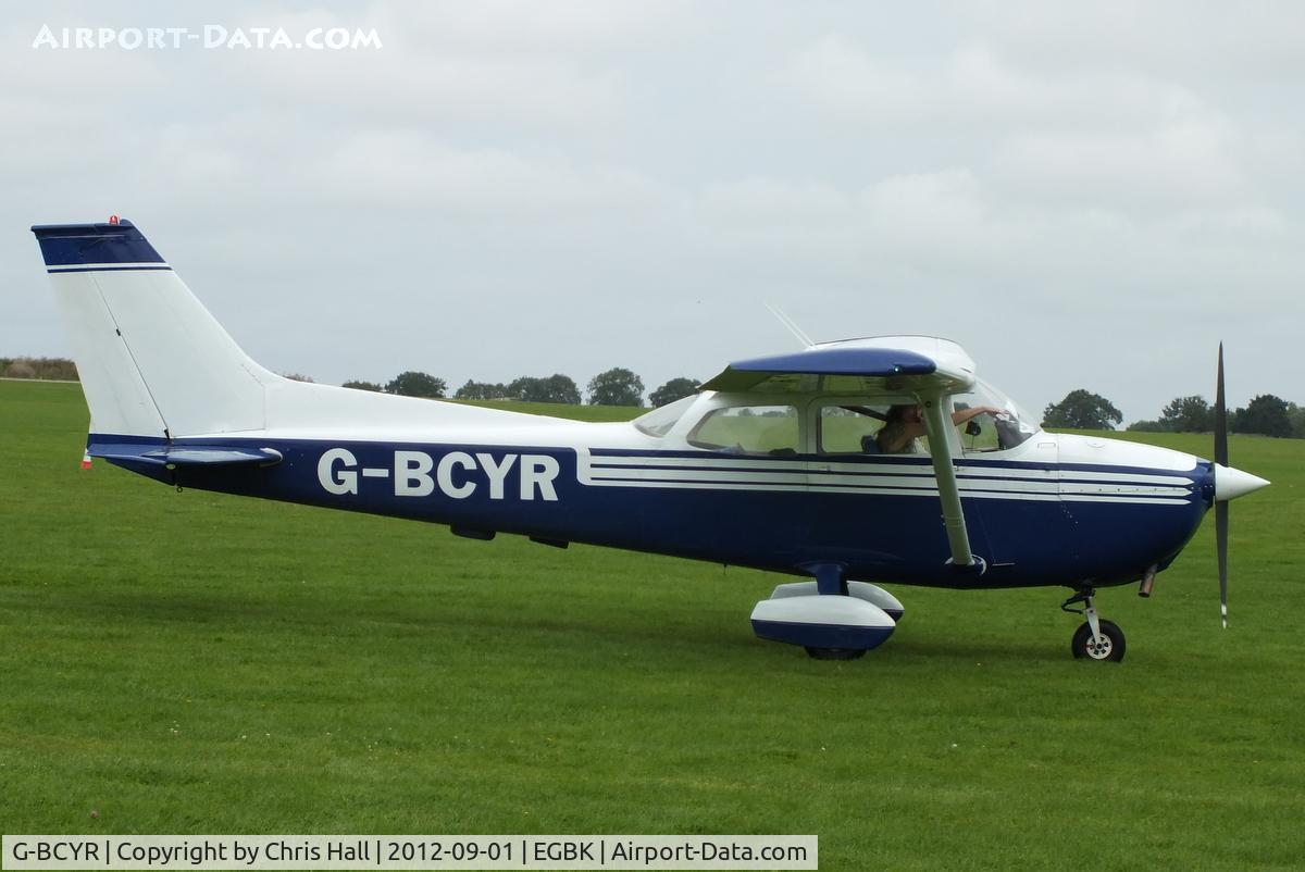 G-BCYR, 1975 Reims F172M Skyhawk Skyhawk C/N 1288, at the LAA Rally 2012, Sywell