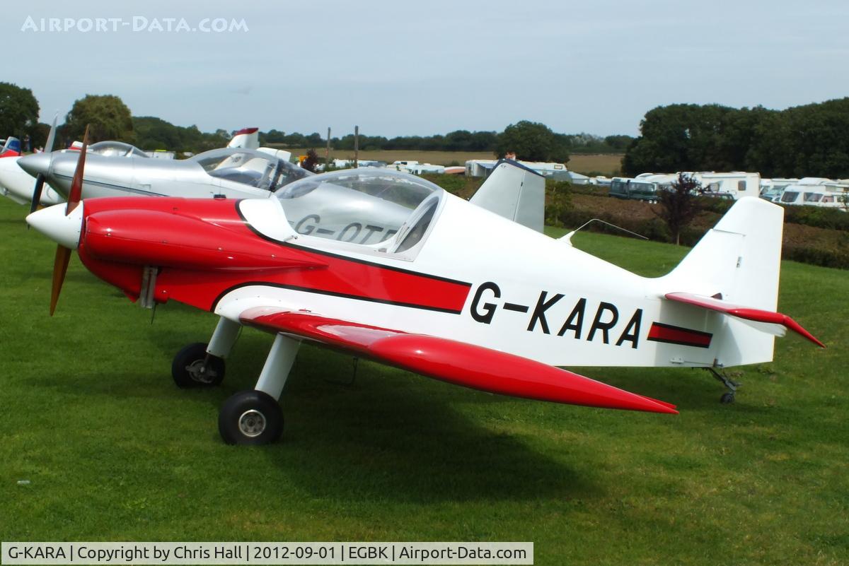 G-KARA, 1986 Brugger MB-2 Colibri C/N PFA 043-10980, at the LAA Rally 2012, Sywell