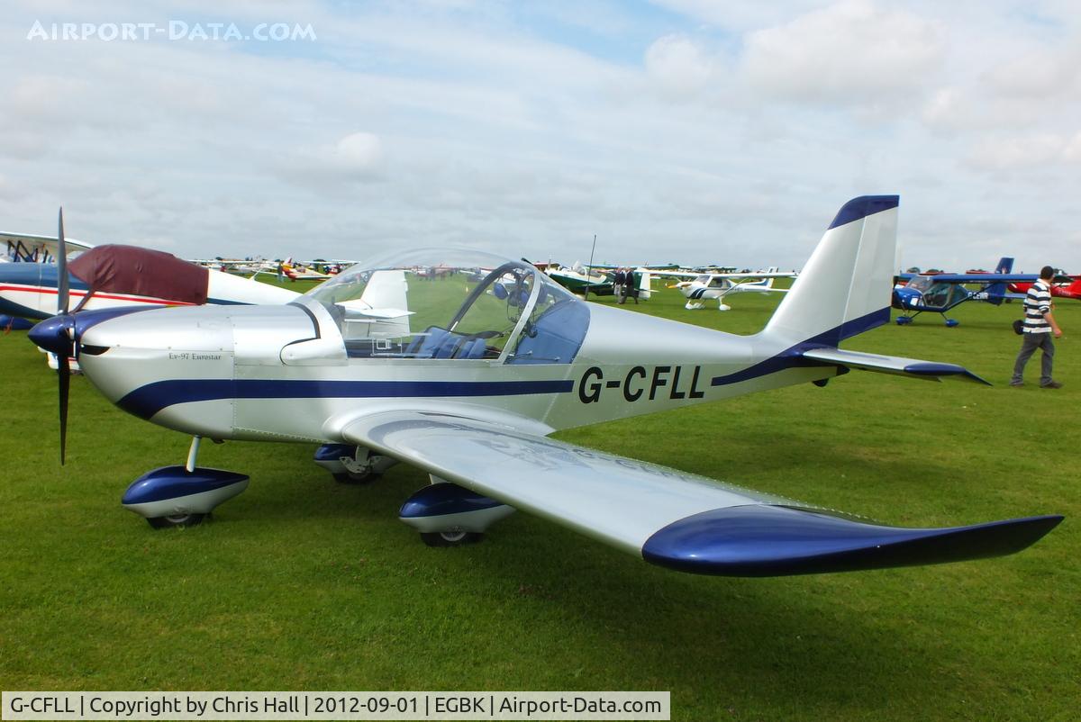 G-CFLL, 2008 Aerotechnik EV-97 Eurostar C/N LAA 315-14825, at the LAA Rally 2012, Sywell