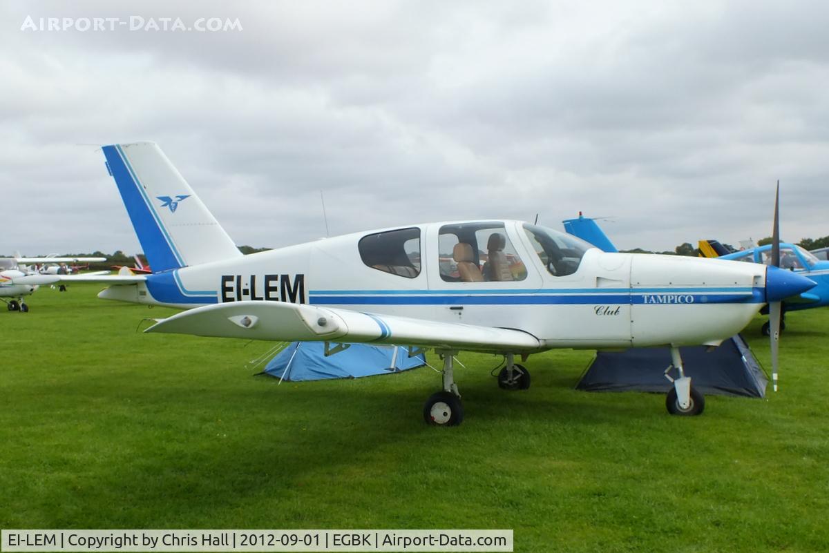 EI-LEM, 1991 Socata TB-9 Tampico Club C/N 1384, at the LAA Rally 2012, Sywell