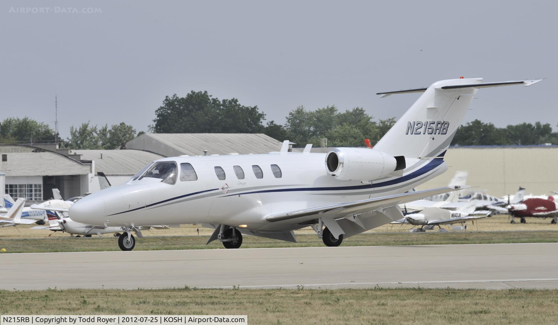 N215RB, 1997 Cessna 525 CitationJet C/N 525-0031, Airventure 2012