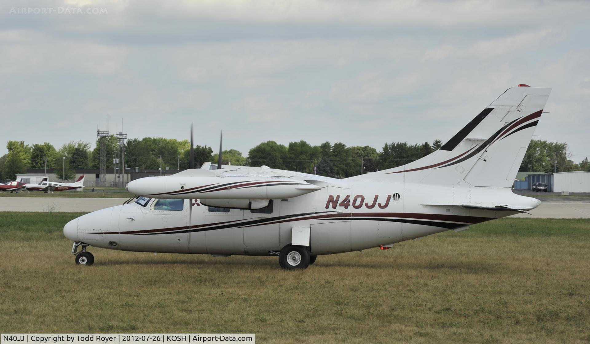 N40JJ, Mitsubishi MU-2B-26A C/N 383, Airventure 2012