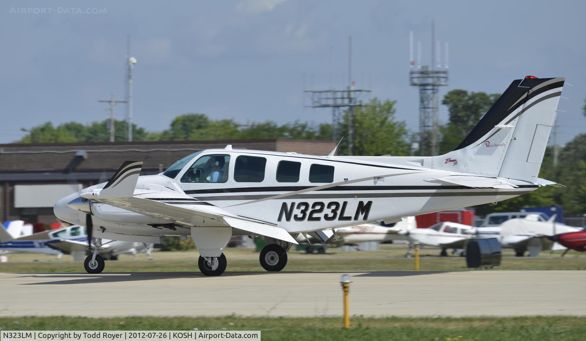 N323LM, 1992 Beech 58 Baron C/N TH-1667, Airventure 2012