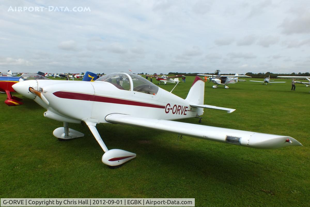 G-ORVE, 1994 Vans RV-6 C/N 21710, at the LAA Rally 2012, Sywell