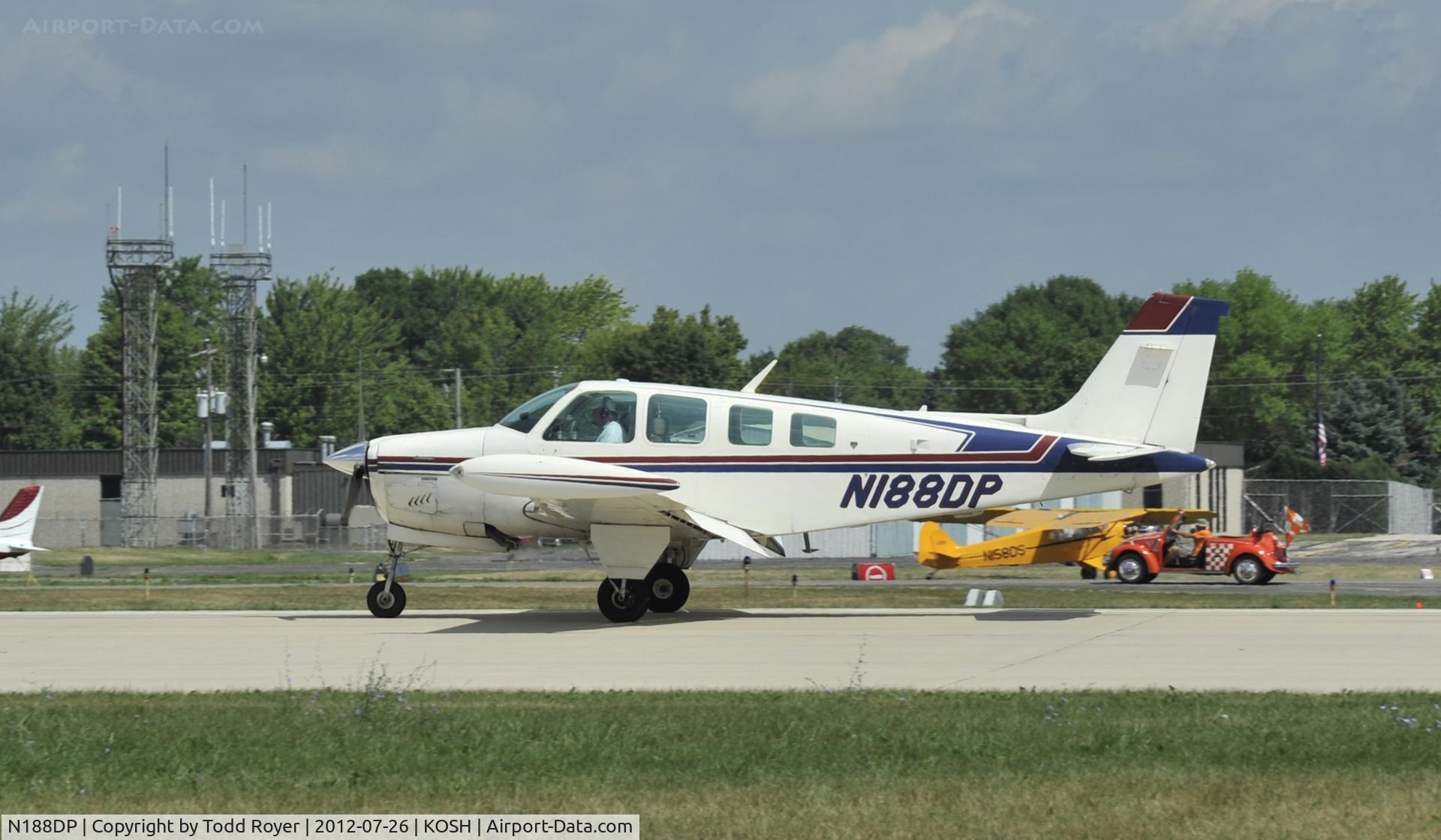 N188DP, 1979 Beech A36 Bonanza 36 C/N E-1476, Airventure 2012