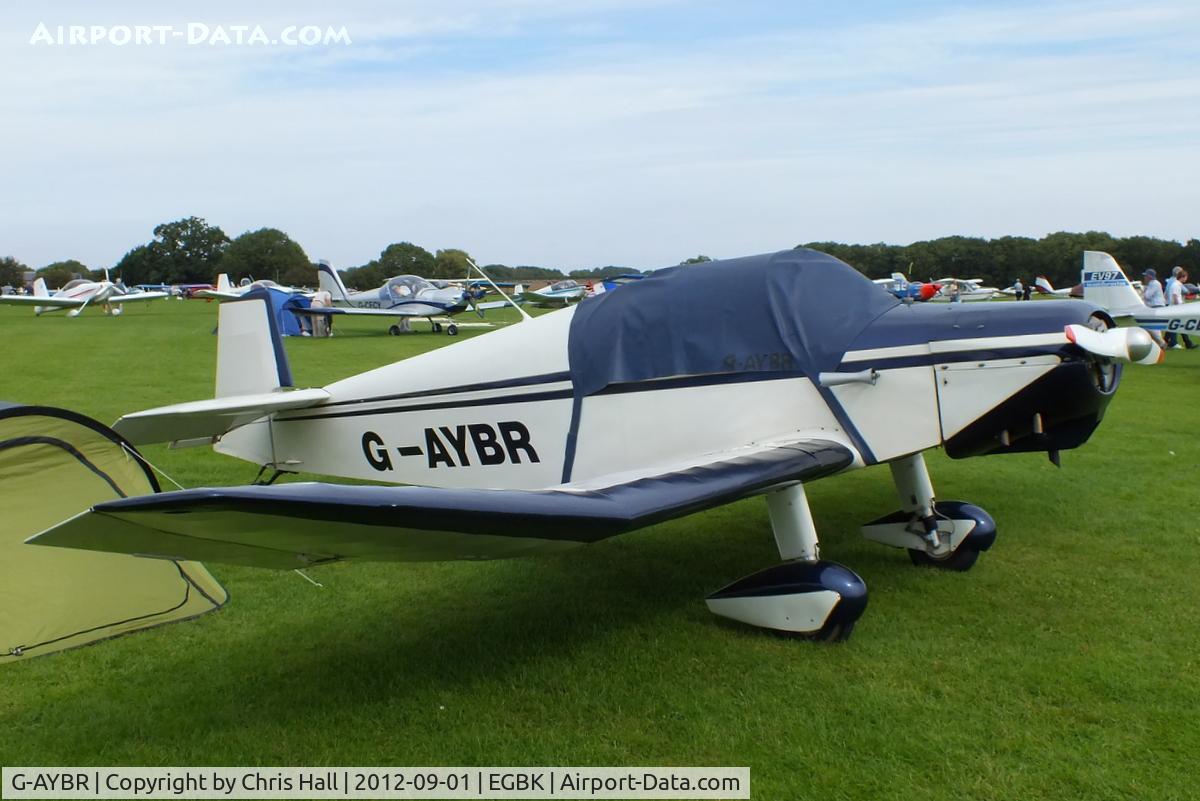 G-AYBR, 1964 Jodel D-112 Club C/N 1259, at the LAA Rally 2012, Sywell