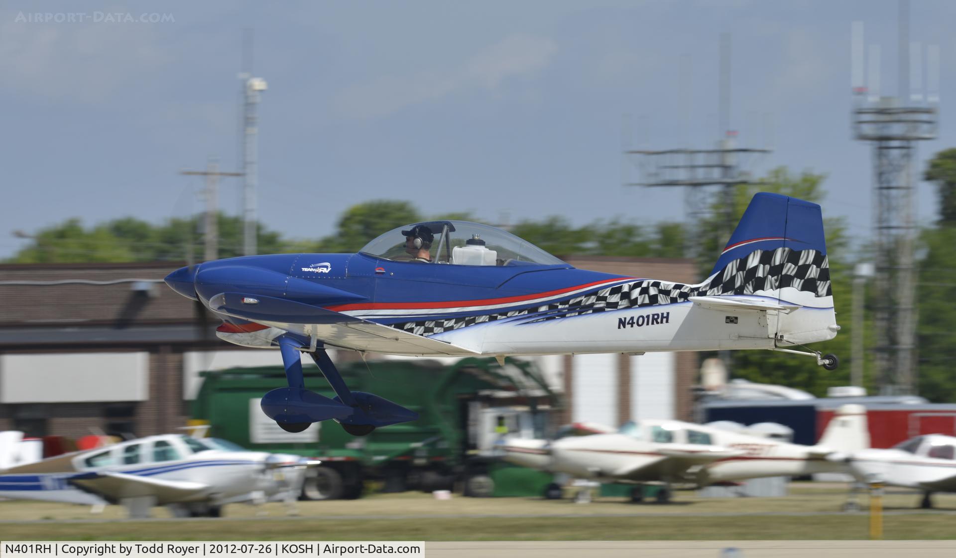 N401RH, 1999 Vans RV-4 C/N 1986, Airventure 2012