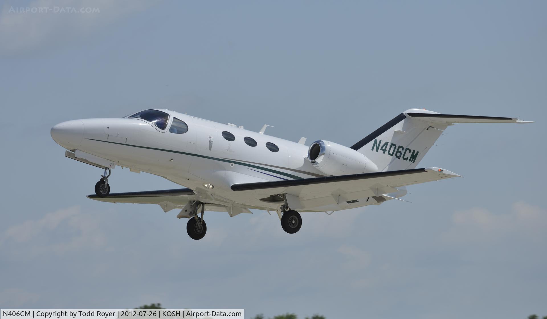 N406CM, 2007 Cessna 510 Citation Mustang Citation Mustang C/N 510-0015, Airventure 2012